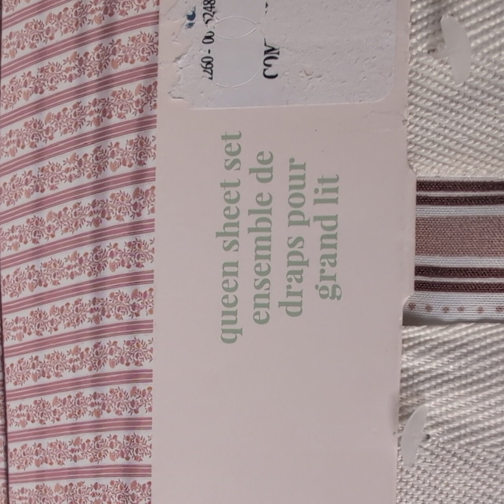 Peri Home Queen Sheet Set Tan Taupe Floral Print - Picture 4 of 7